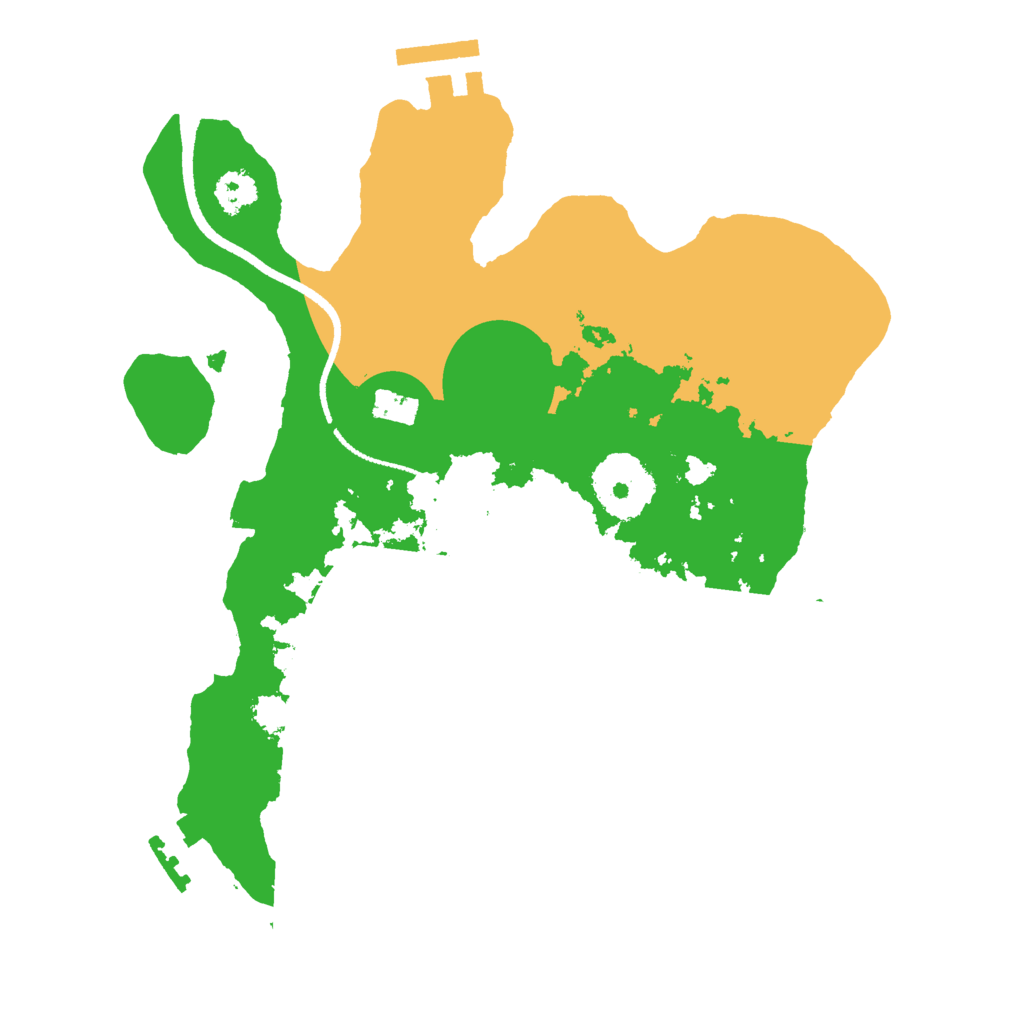 Biome Rust Map: Procedural Map, Size: 2500, Seed: 1922716194