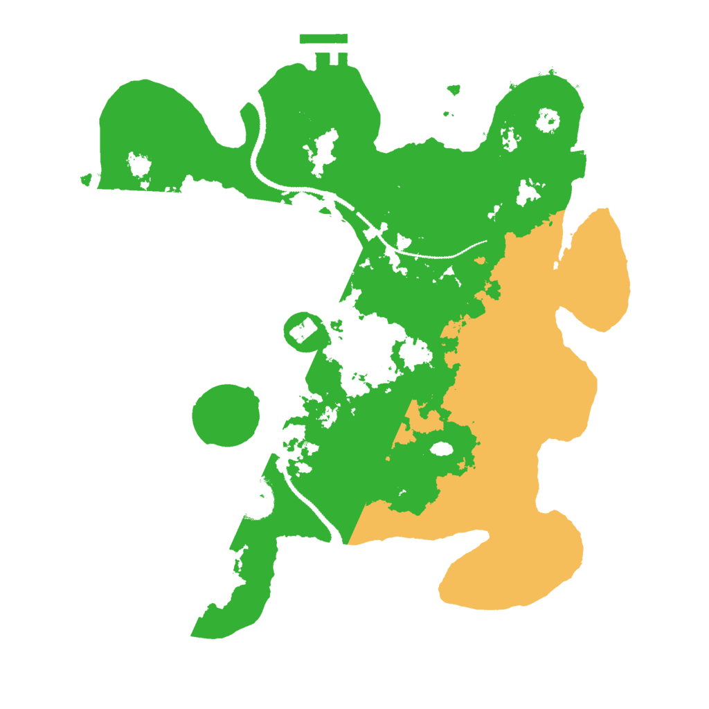 Biome Rust Map: Procedural Map, Size: 3000, Seed: 19086