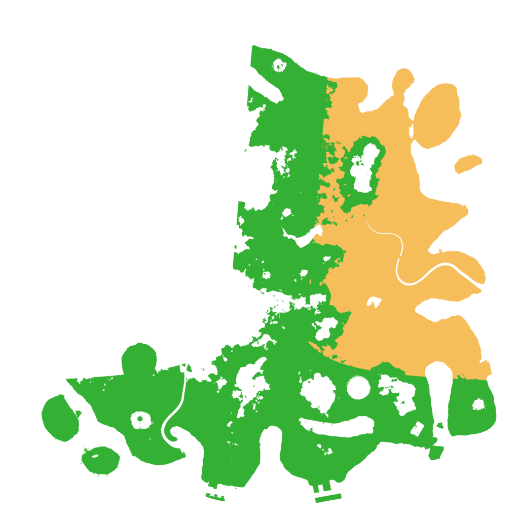 Biome Rust Map: Procedural Map, Size: 4000, Seed: 55112