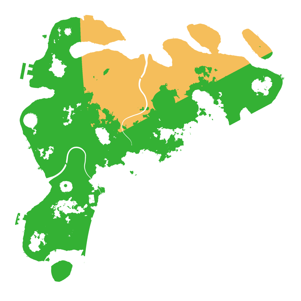 Biome Rust Map: Procedural Map, Size: 3750, Seed: 481981