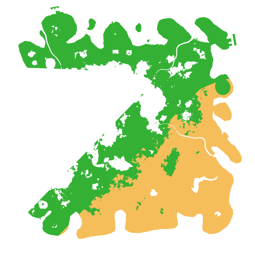 Biome Rust Map: Procedural Map, Size: 4500, Seed: 1696761317