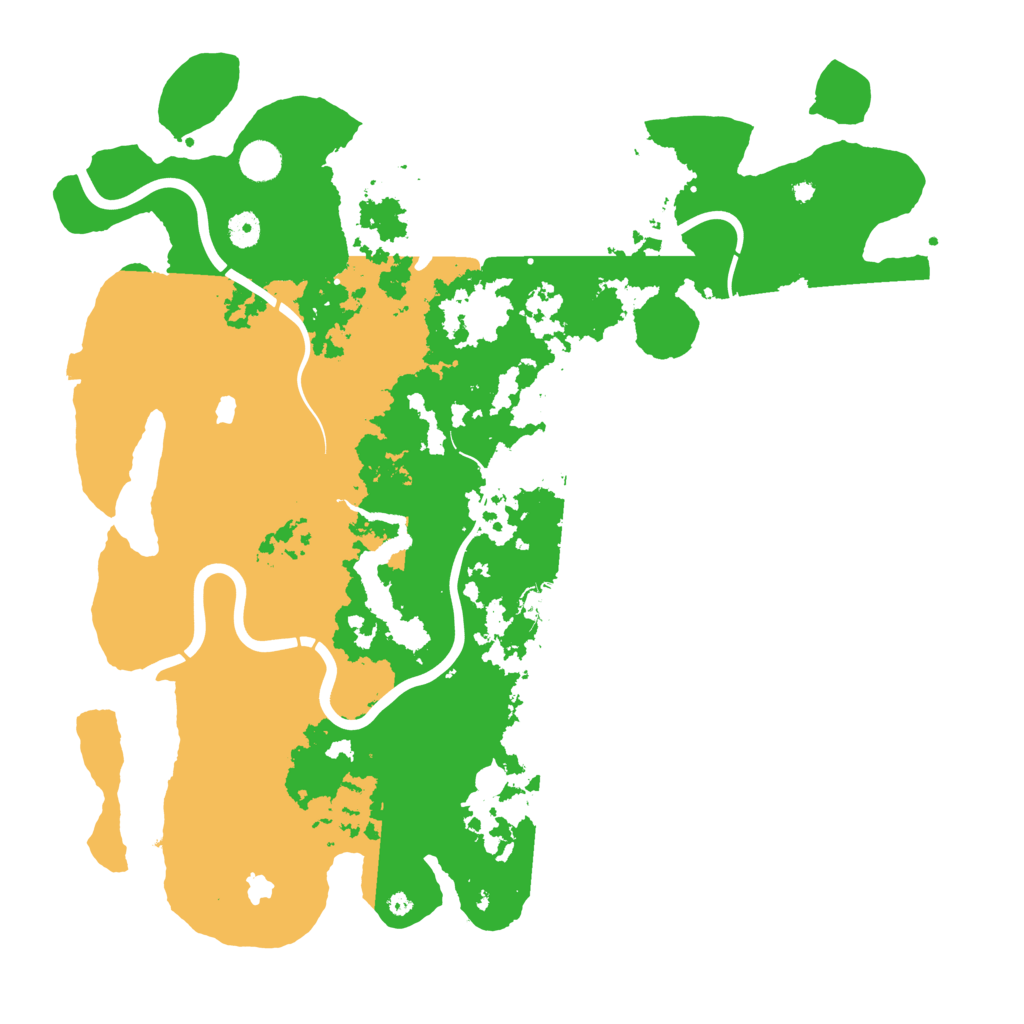 Biome Rust Map: Procedural Map, Size: 4500, Seed: 354679