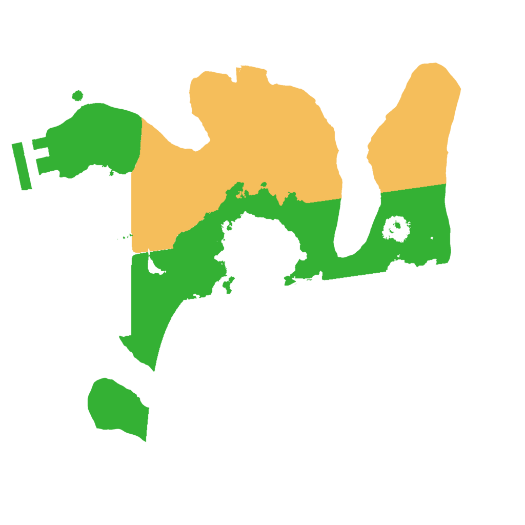 Biome Rust Map: Procedural Map, Size: 2000, Seed: 527706563