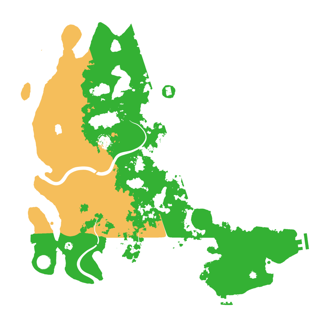 Biome Rust Map: Procedural Map, Size: 4000, Seed: 551121