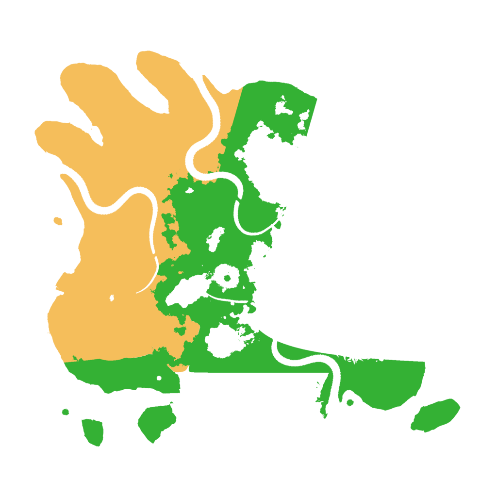 Biome Rust Map: Procedural Map, Size: 3000, Seed: 4317568
