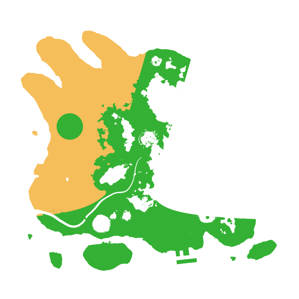 Biome Rust Map: Procedural Map, Size: 3000, Seed: 4317568