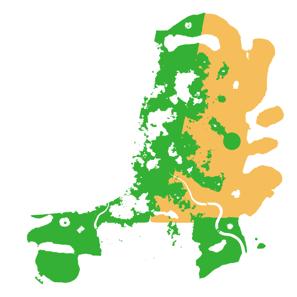 Biome Rust Map: Procedural Map, Size: 4500, Seed: 853014095