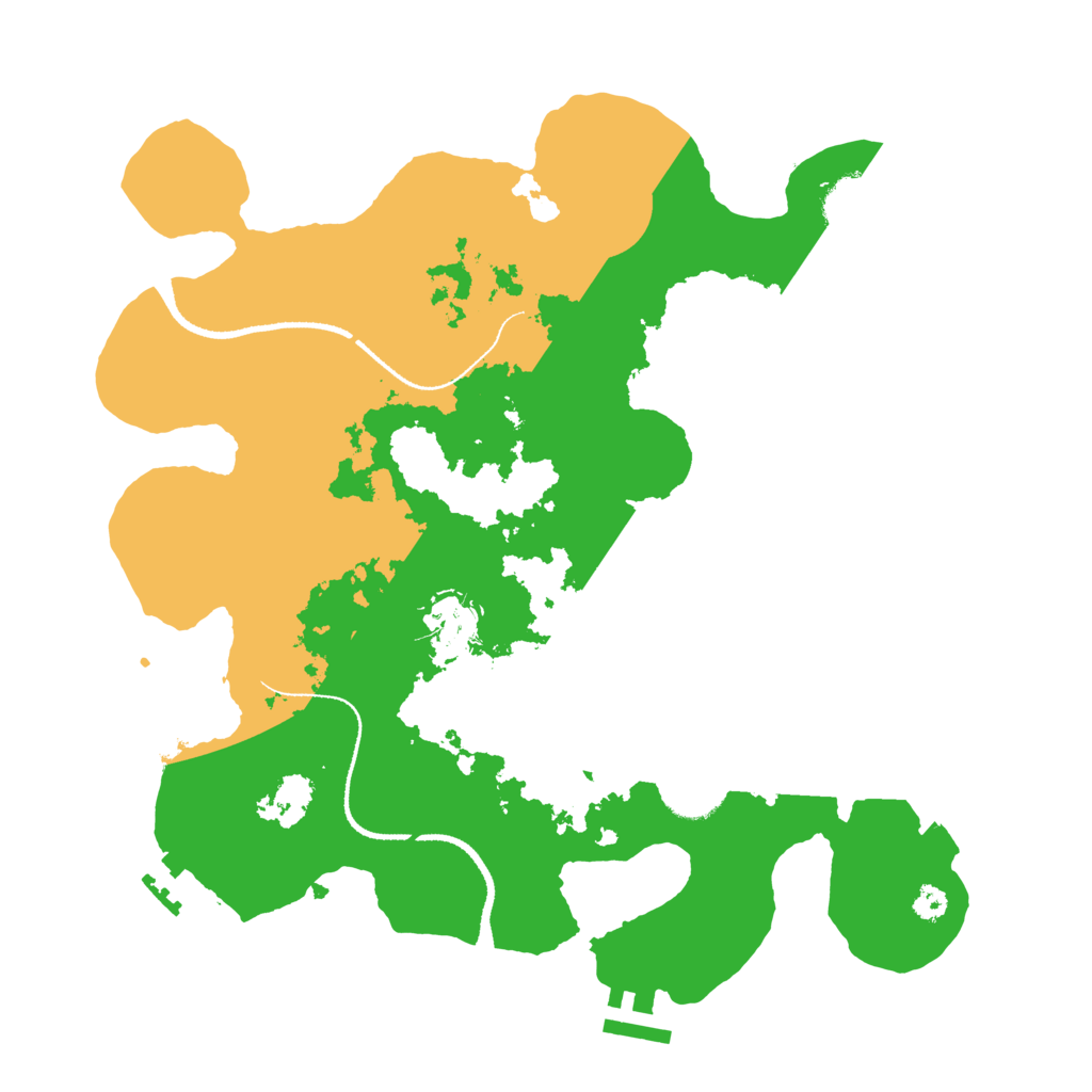 Biome Rust Map: Procedural Map, Size: 3250, Seed: 1591450671