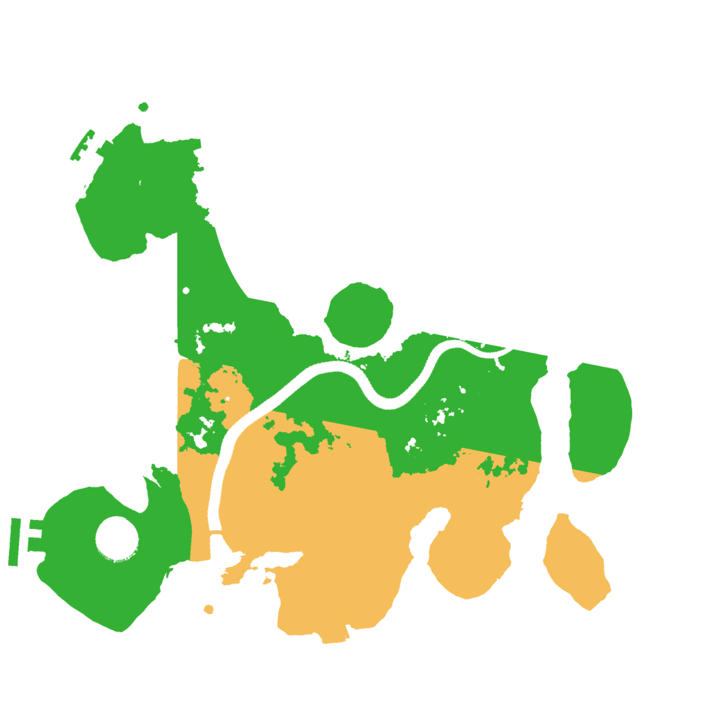 Biome Rust Map: Procedural Map, Size: 3000, Seed: 1825767743