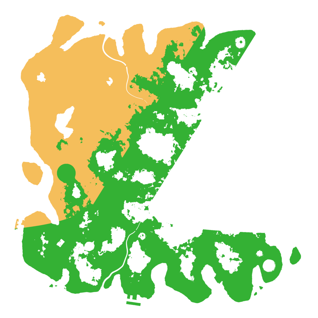 Biome Rust Map: Procedural Map, Size: 4500, Seed: 63585372