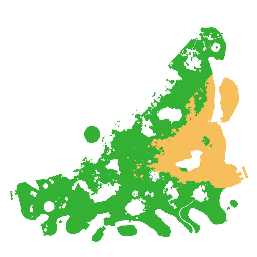 Biome Rust Map: Procedural Map, Size: 4250, Seed: 20893