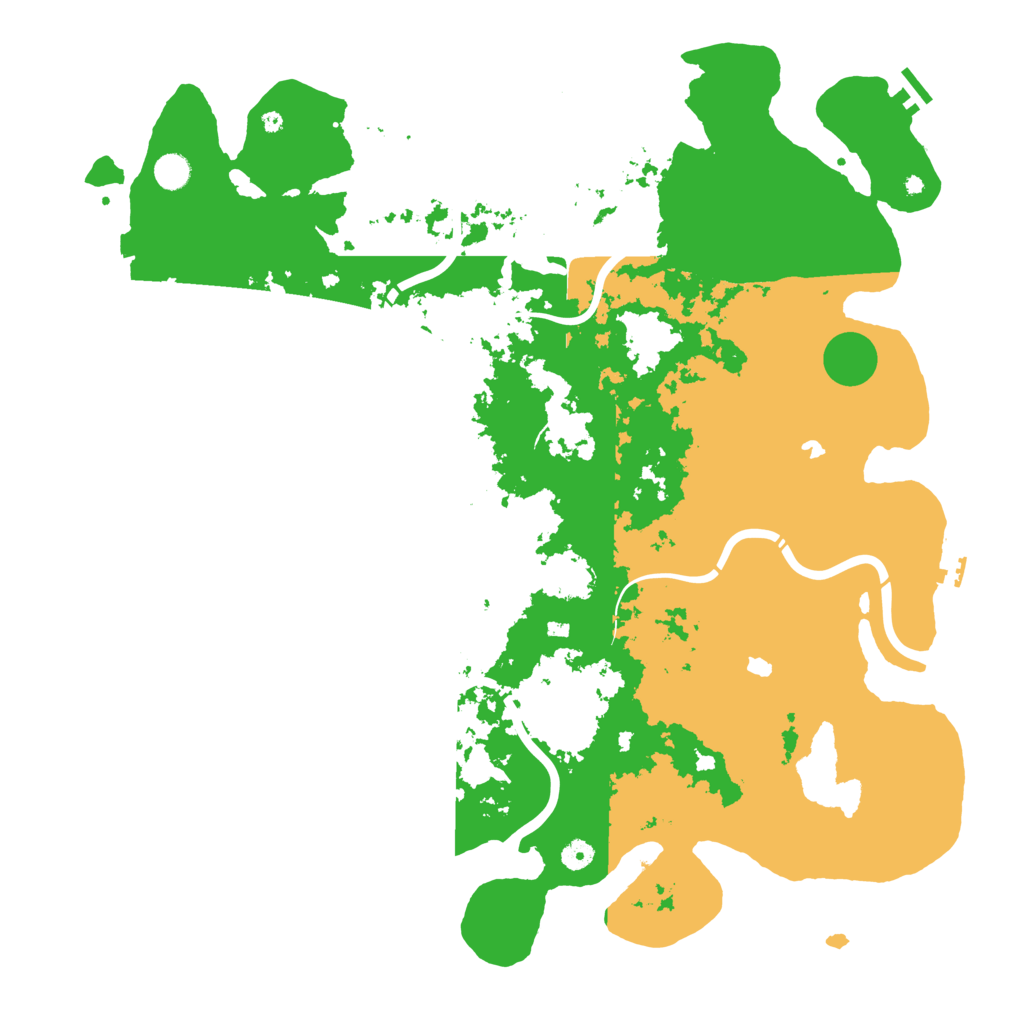 Biome Rust Map: Procedural Map, Size: 5000, Seed: 1171951179