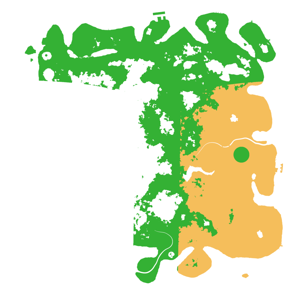 Biome Rust Map: Procedural Map, Size: 5000, Seed: 1171951179