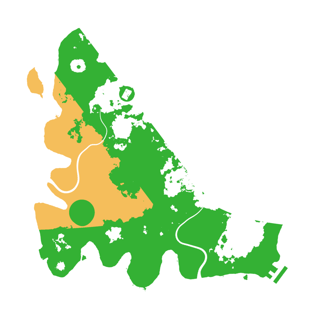 Biome Rust Map: Procedural Map, Size: 3250, Seed: 383716340