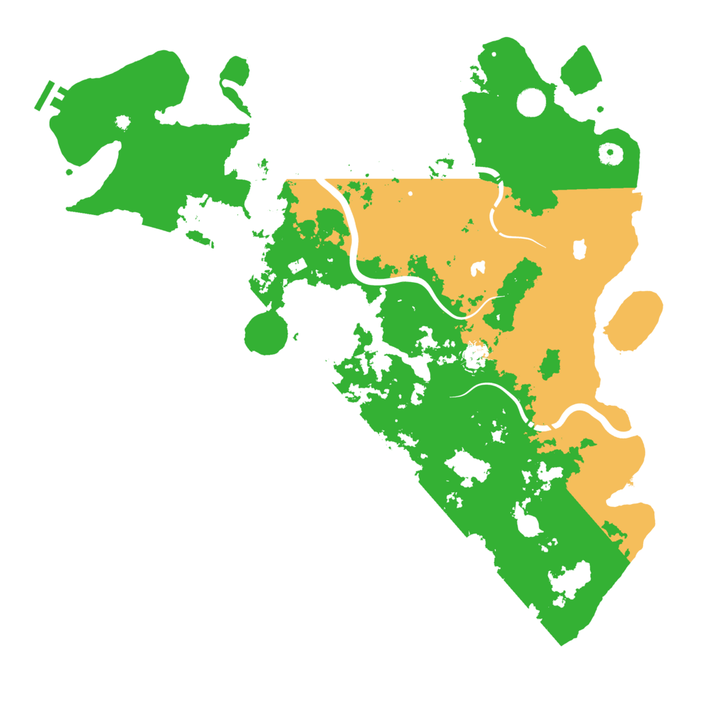 Biome Rust Map: Procedural Map, Size: 4500, Seed: 1566444783