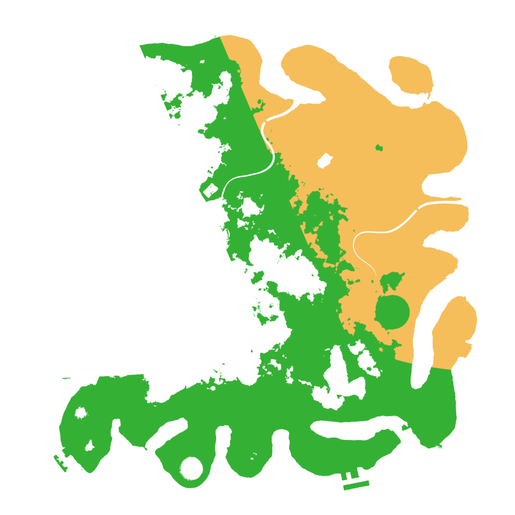 Biome Rust Map: Procedural Map, Size: 4000, Seed: 29856176