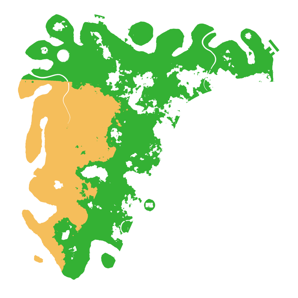 Biome Rust Map: Procedural Map, Size: 4300, Seed: 1289663964