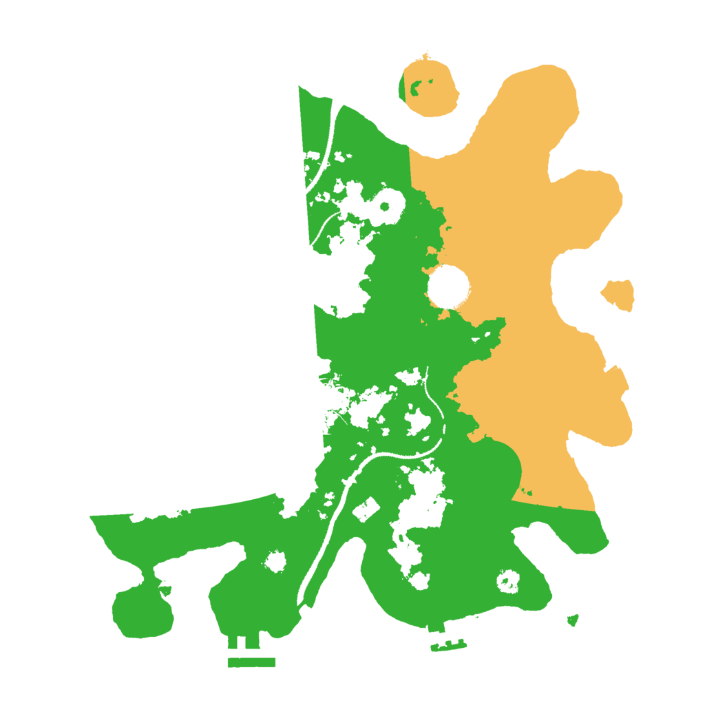 Biome Rust Map: Procedural Map, Size: 3000, Seed: 243145336