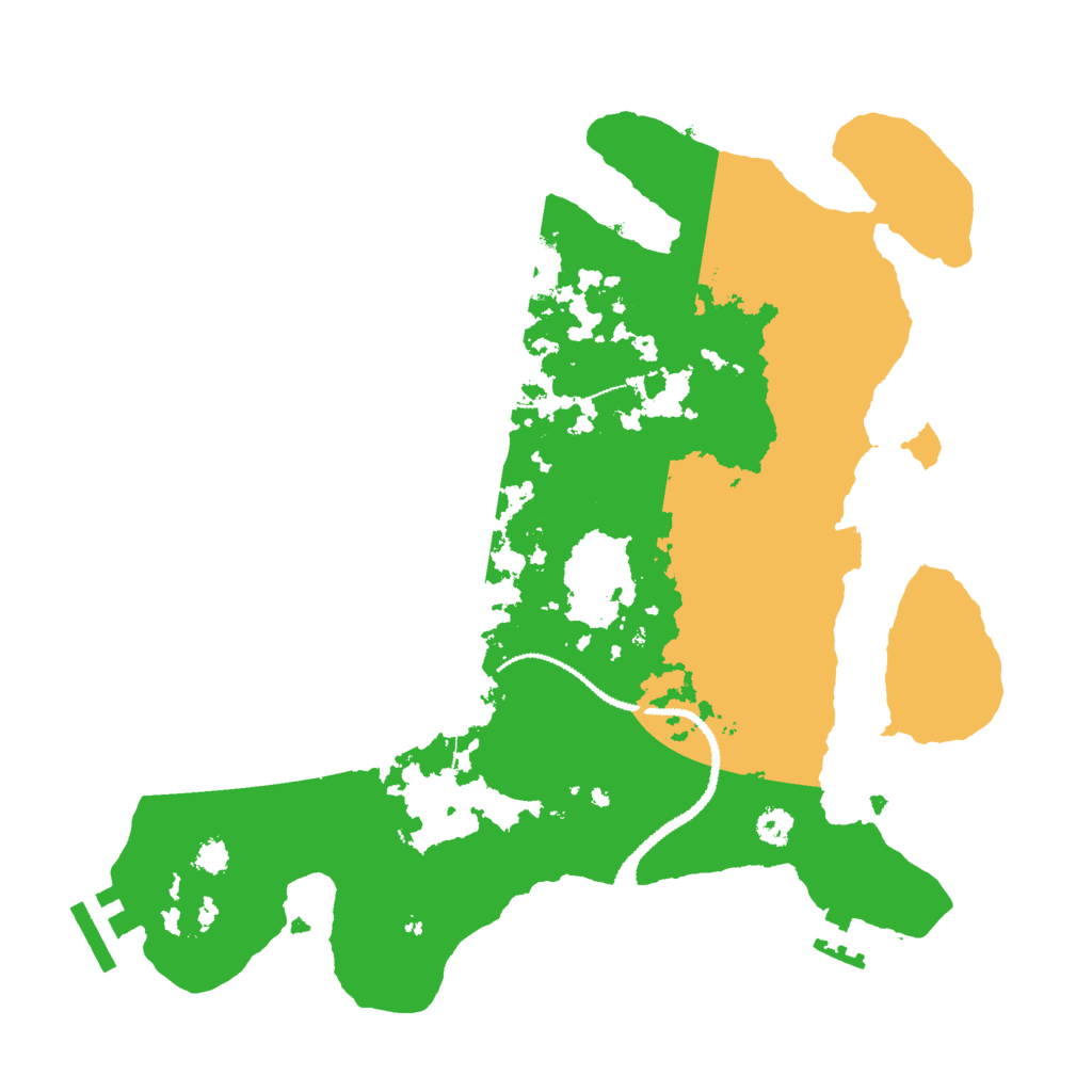 Biome Rust Map: Procedural Map, Size: 3000, Seed: 725943566