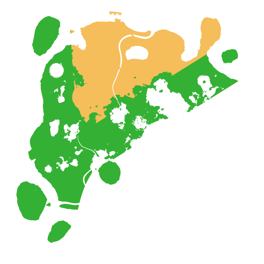Biome Rust Map: Procedural Map, Size: 3250, Seed: 1765186246
