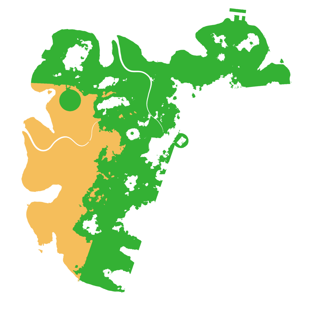 Biome Rust Map: Procedural Map, Size: 3800, Seed: 10172024
