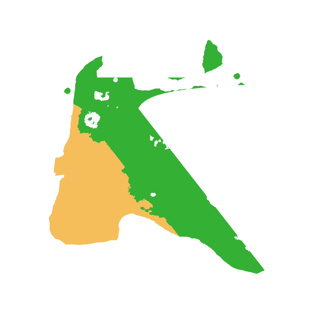 Biome Rust Map: Procedural Map, Size: 2000, Seed: 1680099694