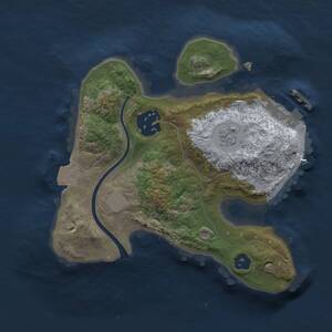 Thumbnail Rust Map: Procedural Map, Size: 2000, Seed: 1680099694, 4 Monuments