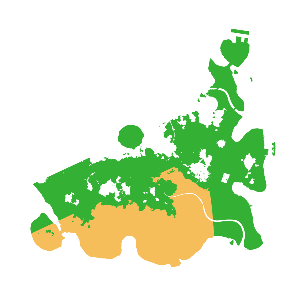 Biome Rust Map: Procedural Map, Size: 3300, Seed: 775573591