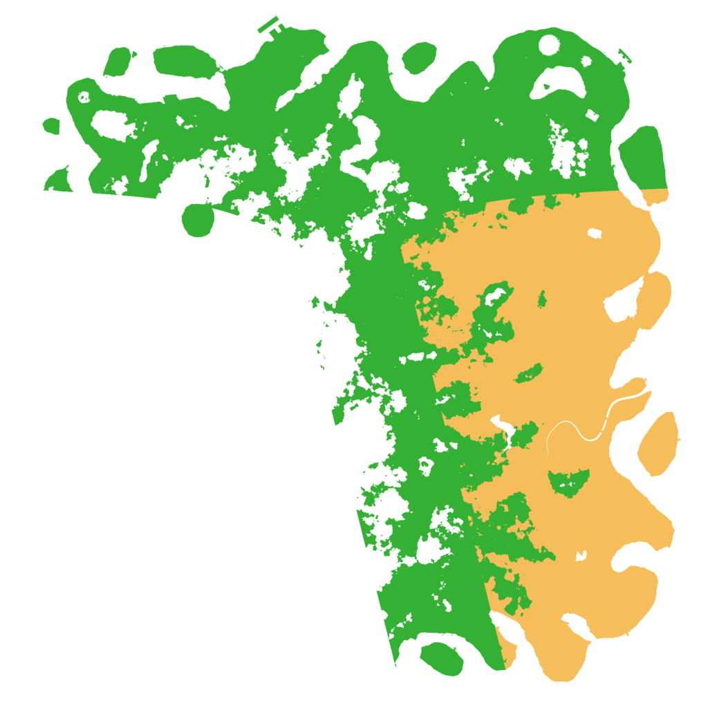 Biome Rust Map: Procedural Map, Size: 6000, Seed: 2067910871