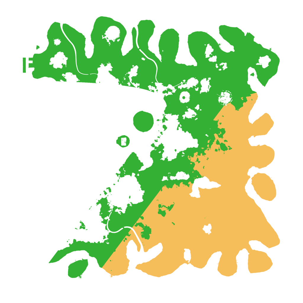 Biome Rust Map: Procedural Map, Size: 4050, Seed: 156460924