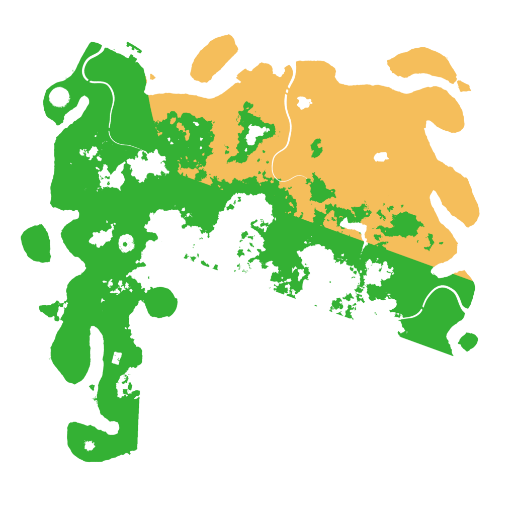 Biome Rust Map: Procedural Map, Size: 4500, Seed: 50543