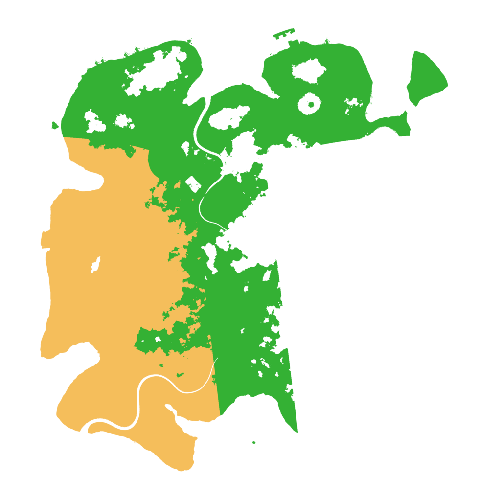 Biome Rust Map: Procedural Map, Size: 3500, Seed: 54534999