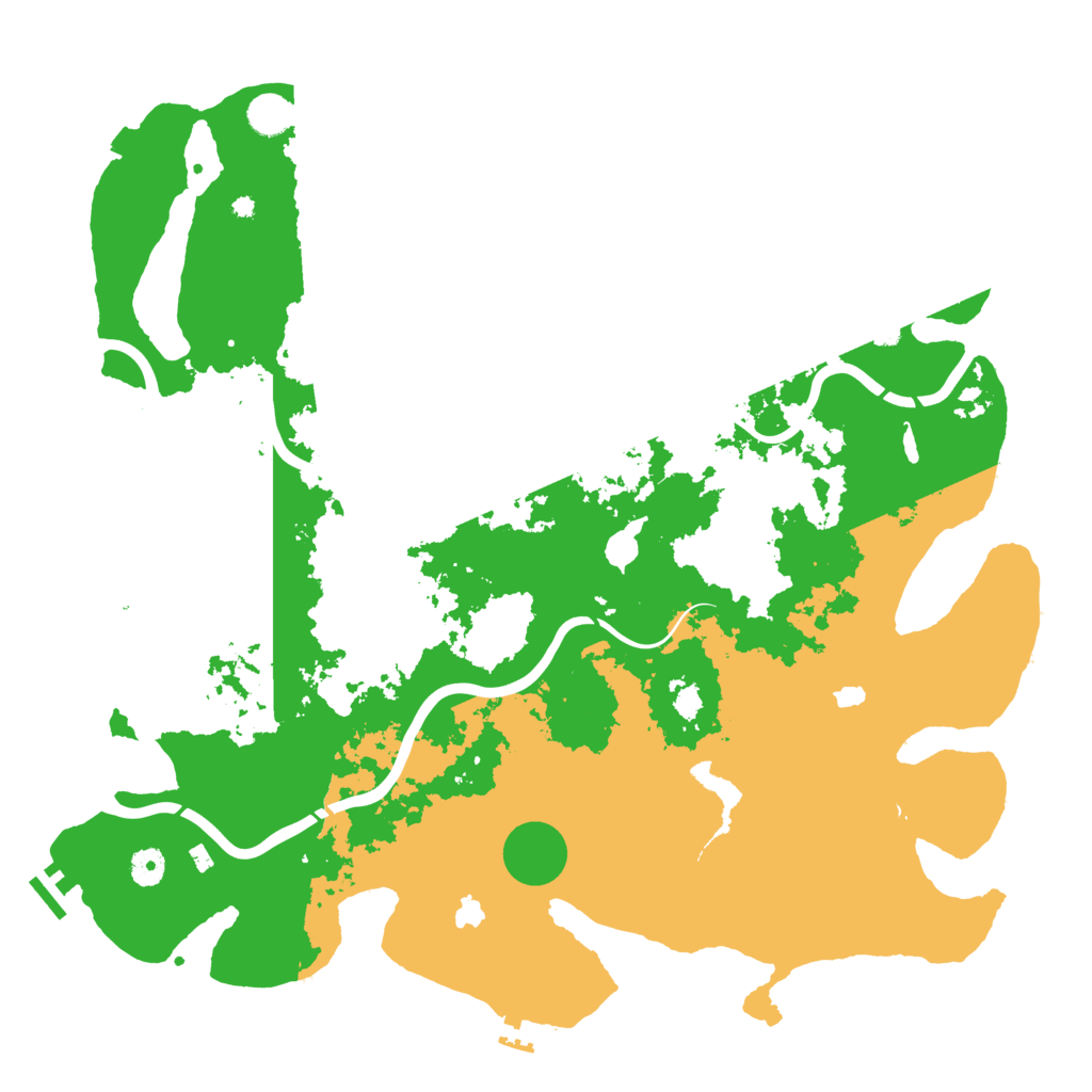 Biome Rust Map: Procedural Map, Size: 4500, Seed: 2084993055
