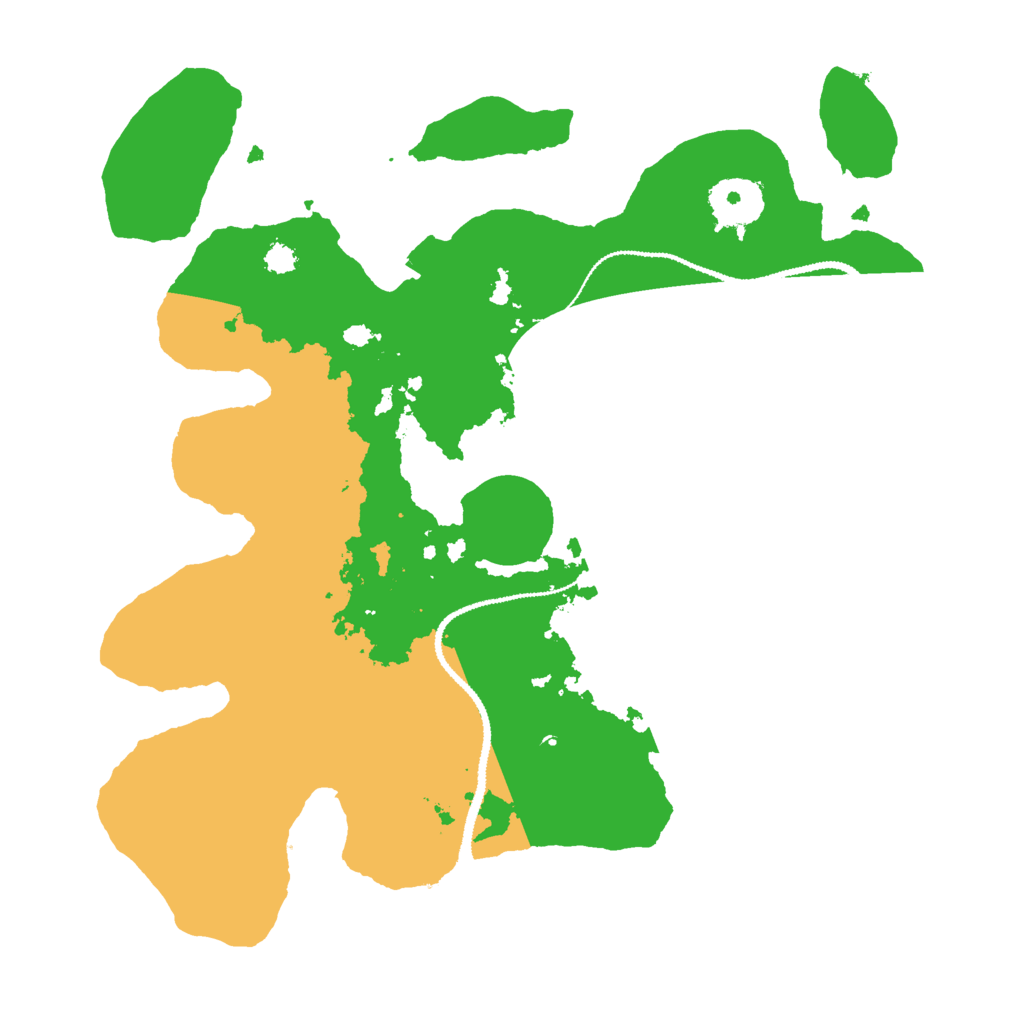 Biome Rust Map: Procedural Map, Size: 3000, Seed: 3519624