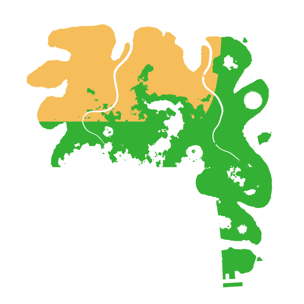 Biome Rust Map: Procedural Map, Size: 3000, Seed: 572131432