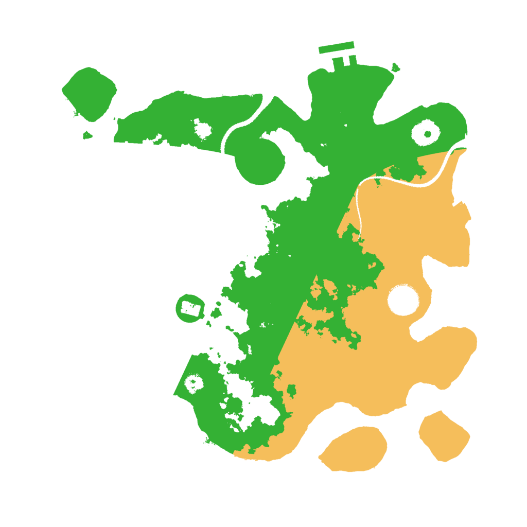 Biome Rust Map: Procedural Map, Size: 3000, Seed: 14389