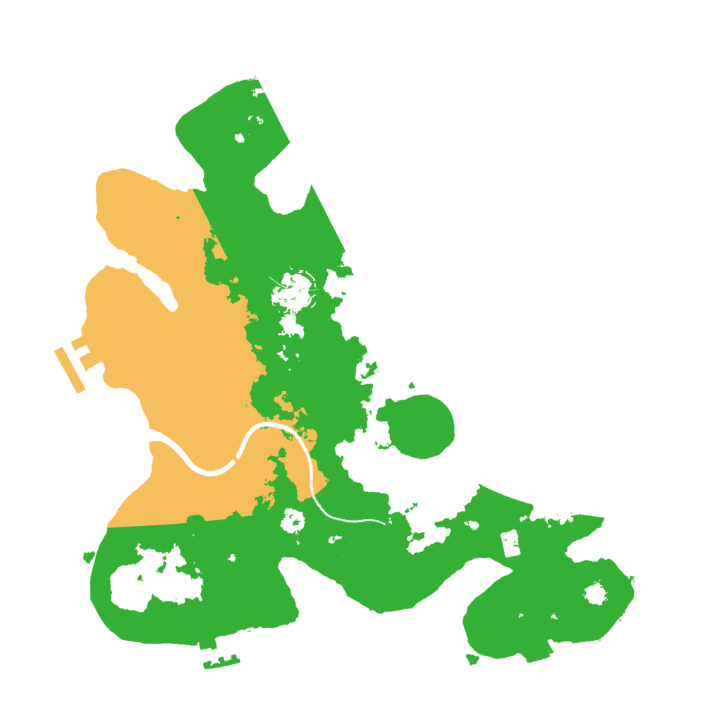 Biome Rust Map: Procedural Map, Size: 3000, Seed: 1354355315