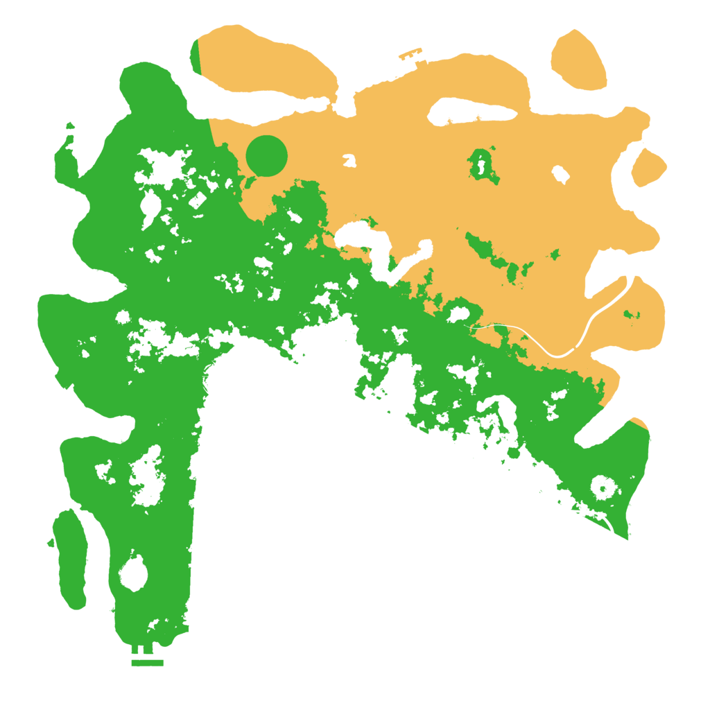 Biome Rust Map: Procedural Map, Size: 4500, Seed: 833