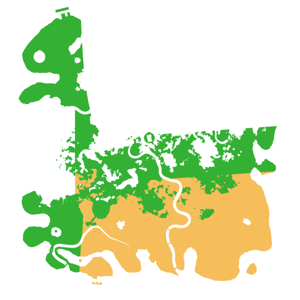 Biome Rust Map: Procedural Map, Size: 4500, Seed: 39201154