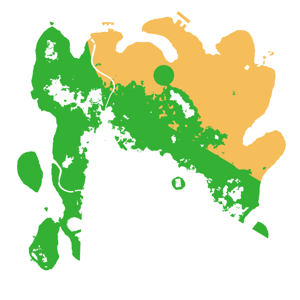 Biome Rust Map: Procedural Map, Size: 3850, Seed: 733341135