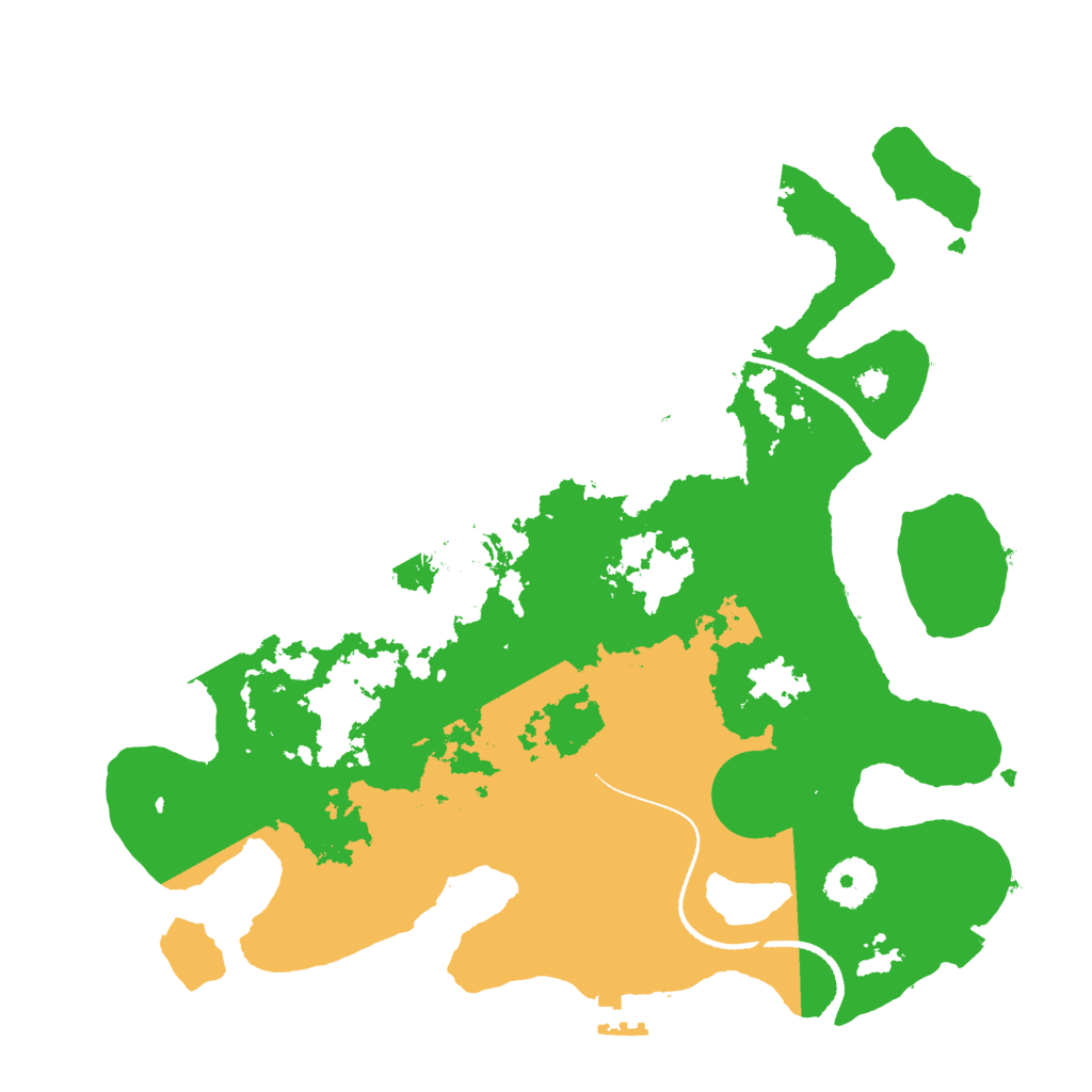 Biome Rust Map: Procedural Map, Size: 3300, Seed: 323