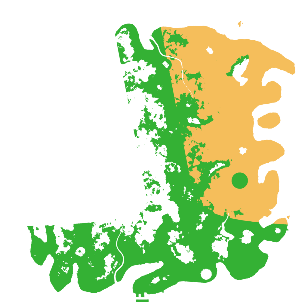 Biome Rust Map: Procedural Map, Size: 5000, Seed: 673212966