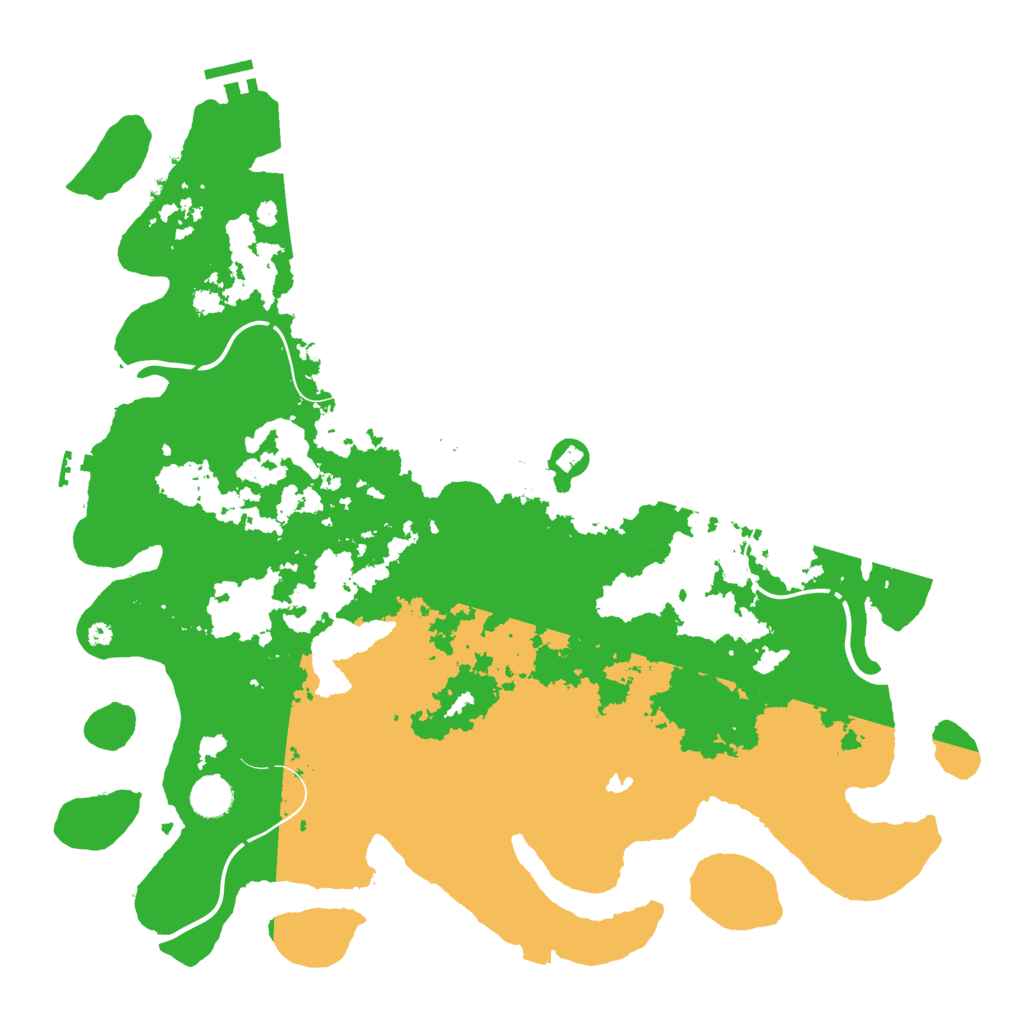 Biome Rust Map: Procedural Map, Size: 4250, Seed: 27107