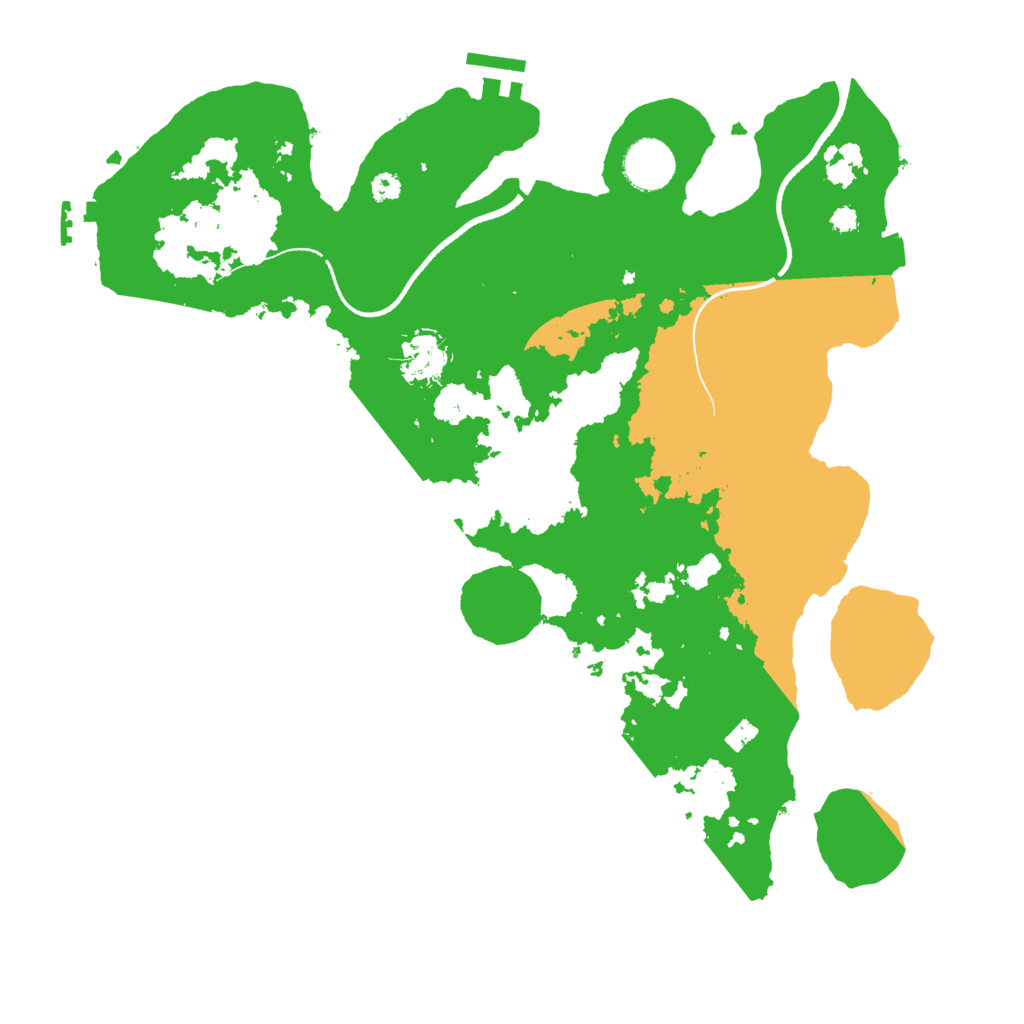 Biome Rust Map: Procedural Map, Size: 3500, Seed: 1130834415