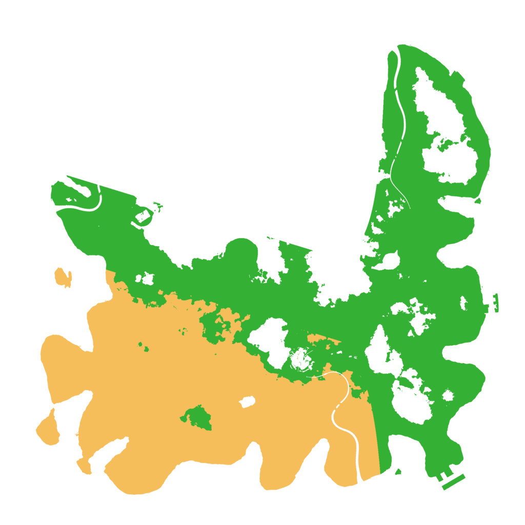 Biome Rust Map: Procedural Map, Size: 4250, Seed: 1015803150