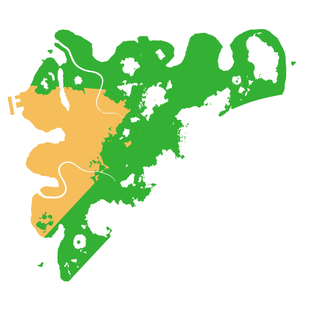 Biome Rust Map: Procedural Map, Size: 3500, Seed: 156046779