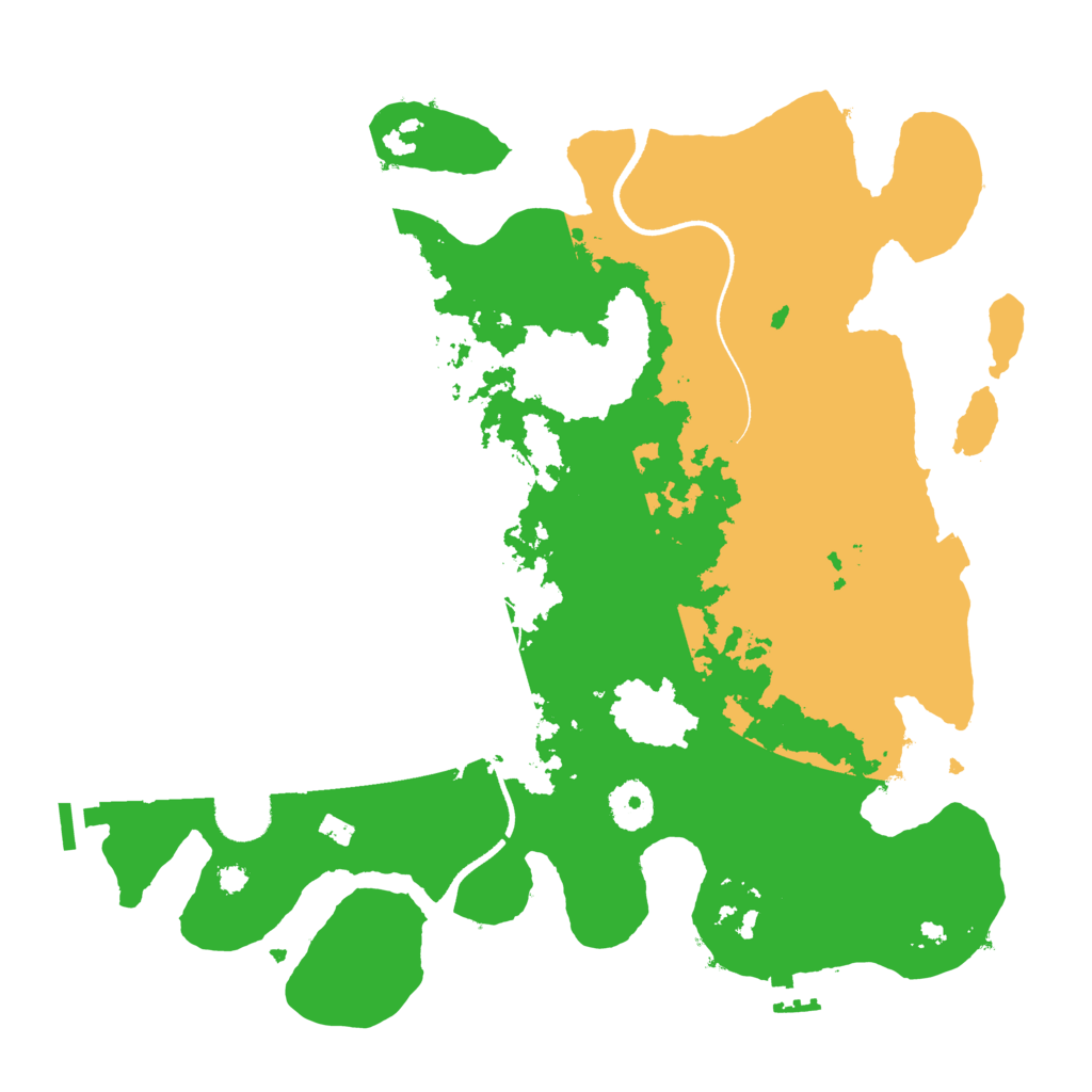 Biome Rust Map: Procedural Map, Size: 3500, Seed: 212312402