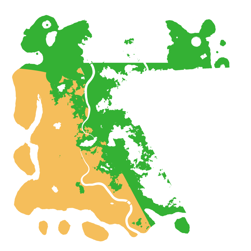 Biome Rust Map: Procedural Map, Size: 4500, Seed: 74015046