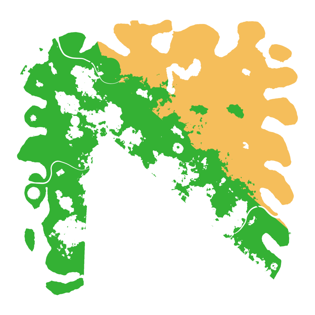 Biome Rust Map: Procedural Map, Size: 4500, Seed: 226283343