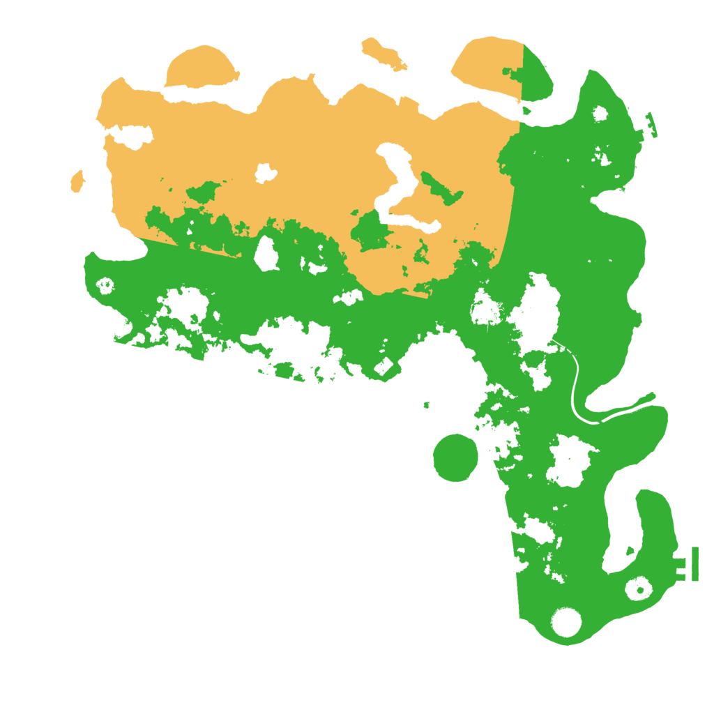 Biome Rust Map: Procedural Map, Size: 4250, Seed: 2842